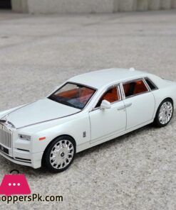 New 118 Rolls Royce Phantom Alloy Car Model Diecasts Toy Vehicles Metal Car Model Collection Simulation Sound Light Kids Gift