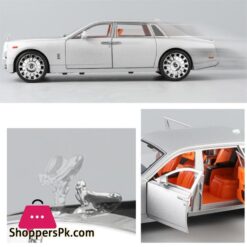 New 118 Rolls Royce Phantom Alloy Car Model Diecasts Toy Vehicles Metal Car Model Collection Simulation Sound Light Kids Gift