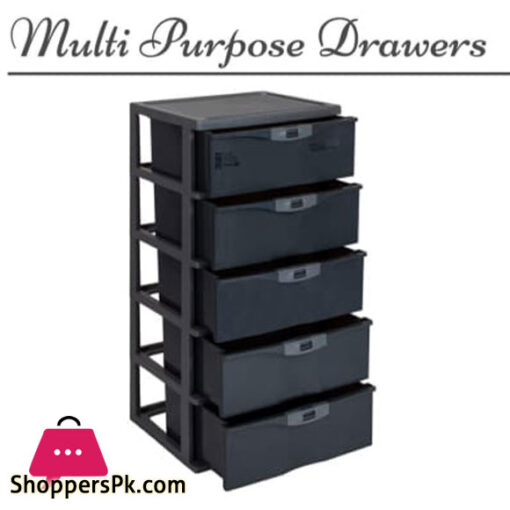 Paragon Drawer Multi-Purpose 5 Drawer 39 x 45 x 96.5 CM