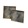 Angela Wooden Rectangle Serving Tray Set 2 Pieces - Ry90 2 Angela Wooden Rectangle Serving Tray Set 2 Pieces - Ry90