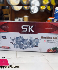 SK Pure Aluminum Cookware Set Wedding Set Of 19 Pcs