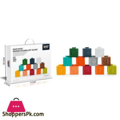 SMART POCKET SQUEEZE STACKING SOFT BLOCKS 12 Pc
