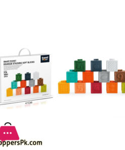 SMART POCKET SQUEEZE STACKING SOFT BLOCKS 12 Pc
