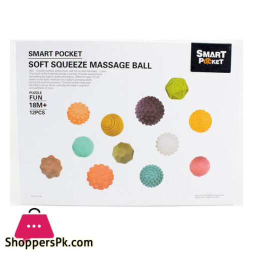 Soft Squeeze Massage Ball Set 12Pcs