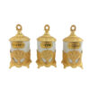 3Pcs Jar Set G Orchid 6C Ta2183