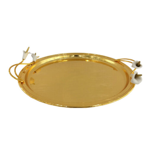 G Round Lily Tray L Orchid 8c TA2568