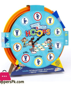 Twist & Turn Hoops Game Indoor or Outdoor Fun Family Floor Game