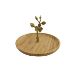 Wooden Pastry Rnd (G) ORCHID 24c WB626