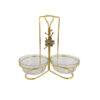 2Pcs Glass Sauce Stand (G) Wb780