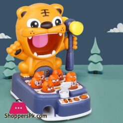 Whack A Mole Game Mini Electronic Arcade Game Interactive Early Educational Developmental Toy With Hammering Pounding And Music