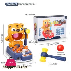 Whack A Mole Game Mini Electronic Arcade Game Interactive Early Educational Developmental Toy With Hammering Pounding And Music