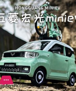 Wuling Hongguang alloy car mini electric car mold and toy car car model sound and light childrens toys childrens giftsDiecasts Toy Vehicles