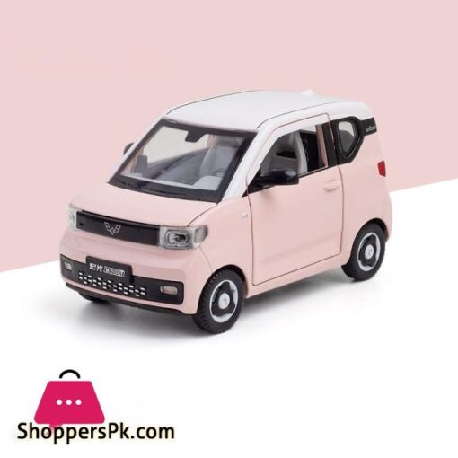 Wuling Hongguang alloy car mini electric car mold and toy car car model sound and light childrens toys childrens giftsDiecasts Toy Vehicles