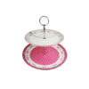2Tier Pastry Pink Angela 12C Zp038