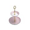Angela Ceramic 2 Tier Cake Dish Cup Cake Stand - Zp370