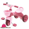 Baoli Tricycle 3-Wheeler Ride-on Toy with 2 Storage Baskets on Front & Back & Non-Slip Handlebar, Pink