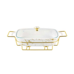 Brilliant Rectangular Casserole Serving Food Warmer Dish 16 Inch – BR4012