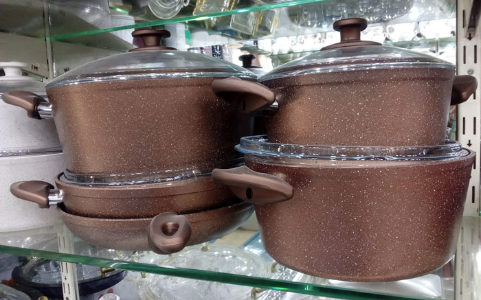 Papilla Granite Cookware Set Fred Series 7 Pcs