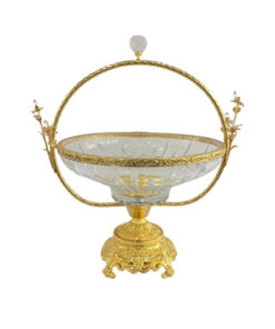 Round Bowl W.Handle G ORCHID 3c TA840