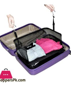 K Star Storage Bag Hook Hanging Organizer 3 Layers Portable Wardrobe Clothes Rack Shelves Travel Suitcase Blackstorage Bags