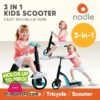 3 in 1 kids scooter Kick board tricycle balance bike child