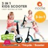 3 In 1 Kids Scooter Kick Board Tricycle Balance Bike Child