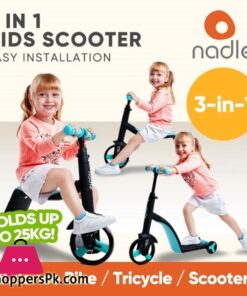3 in 1 kids scooter Kick board tricycle balance bike child