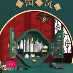 Abs Dustproof Drawer Type Wall-Mounted Makeup Storage Box Bathroom Cosmetics Organizer Box