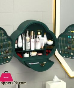 Abs Dustproof Drawer Type Wall-Mounted Makeup Storage Box Bathroom Cosmetics Organizer Box - Image 5