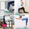 Aerobic Folding Stool Pedal Stretch Board Exercise Fitness Plates Boards for Foot Plate Massager Slimming Exerciser Pedal Multi