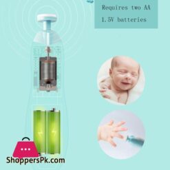 Baby Nail Polisher Electric Powder 6-Piece Nail Clipper Manicure Set Infant Newborn Baby Care Kit