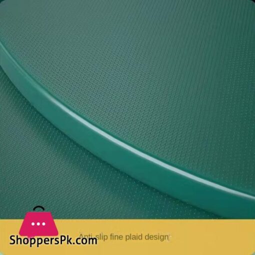 Chopping Board Can Be Vertical Double-sided Antibacterial and Mildew Proof Round Food Grade PE Nordic Green Cutting Board