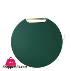 Chopping Board Can Be Vertical Double-Sided Antibacterial And Mildew Proof Round Food Grade Pe Nordic Green Cutting Board 35Cm