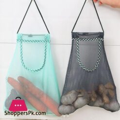 Creative Kitchen Vegetable Storage Mesh Bag Multi Purpose Ginger Garlic Onion Sorting Bag Organizer Reusable Foldable Basketsbags Baskets