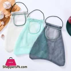 Creative Kitchen Vegetable Storage Mesh Bag Multi Purpose Ginger Garlic Onion Sorting Bag Organizer Reusable Foldable Basketsbags Baskets