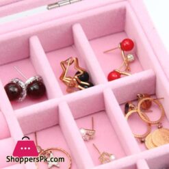 Design Flannel Jewelry Box Princess Jewelry Storage Box Cosmetic Box Highly Recommendgray