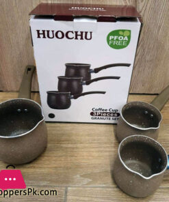 Huachu Coffee Cup Saucepan 3 Pieces Set