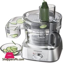 Kenwood Multipro Express Food Processor 30 Litre Bowl With Express Serve 12 Litre Blender Dough Hook Whisk 3 Slicing And Grating Discs Multi Mill 1000 Watts Fdp65880Si