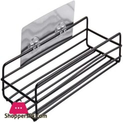 Kitchen Bathroom Shower Caddy Shelf Wall Mount Corner Organizer Storage Rack