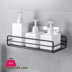 Kitchen Bathroom Shower Caddy Shelf Wall Mount Corner Organizer Storage Rack