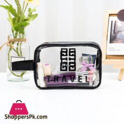 Large Toiletry Bag Cosmetic Bag Waterproof Makeup Bag Travel Storage Bag Transparent Multipurpose Practical Bath Wash Bag for Girls 1Pcs