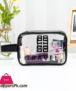 Large Toiletry Bag Cosmetic Bag Waterproof Makeup Bag Travel Storage Bag Transparent Multipurpose Practical Bath Wash Bag for Girls 1Pcs