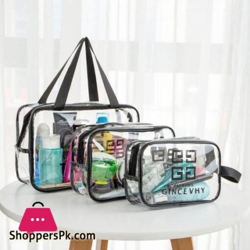 Large Toiletry Bag Cosmetic Bag Waterproof Makeup Bag Travel Storage Bag Transparent Multipurpose Practical Bath Wash Bag for Girls 1Pcs