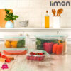 Limon 4 Pcs Lock Containers Food Container Iran Made