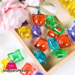 Pack Of 1 10Pcs Laundry Detergent Gel Liquid Beads Fragrance Long Lasting Clothes Washing Machine Wash Cleaning Gel Beads
