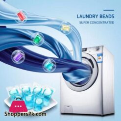 Pack Of 1 10Pcs Laundry Detergent Gel Liquid Beads Fragrance Long Lasting Clothes Washing Machine Wash Cleaning Gel Beads