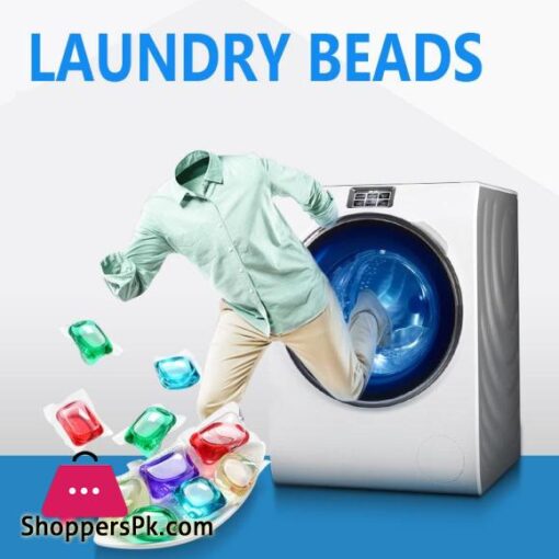 Pack of 1 10Pcs Laundry Detergent Gel Liquid Beads Fragrance Long Lasting Clothes Washing Machine Wash Cleaning Gel Beads
