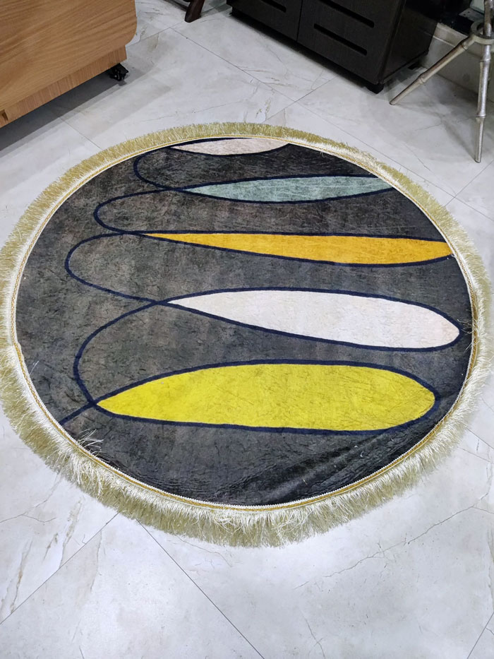 Persian Round Rug Round Rug Carpet Room Carpet PR61 4 x 4 Feet