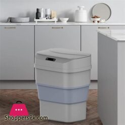 Smart Sensor Folding Trash Can Dustbin
