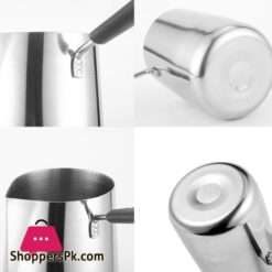 Stainless Steel Butter And Coffee Warmer Turkish Coffee Pot Mini Butter Melting Pot And Milk Pot With Spout 12 Stainless Steel Butter And Coffee Warmerturkish Coffee Potmini Butter Melting Pot And Milk Pot With Spout